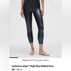lululemon athletica Shimmering Gray Leggings